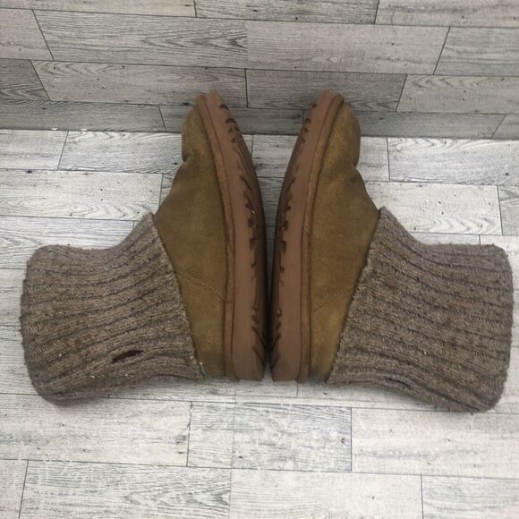 UGG Australia Boots Womens Cambridge Chestnut Size 7 Winter Ankle Knit 1003175 - Picture 7 of 10